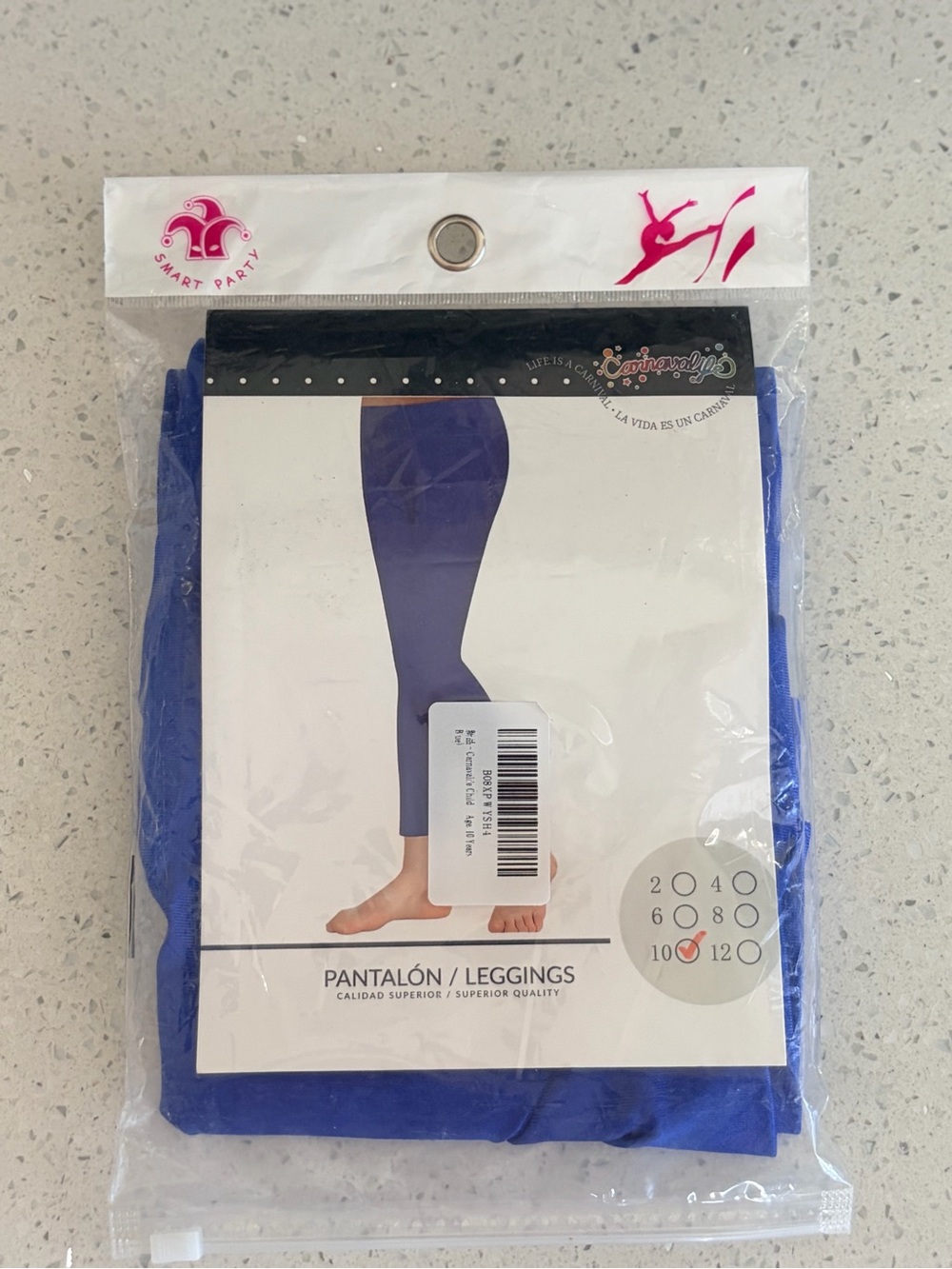Carnavalife Girls Blue Athletic Pants/Leggings